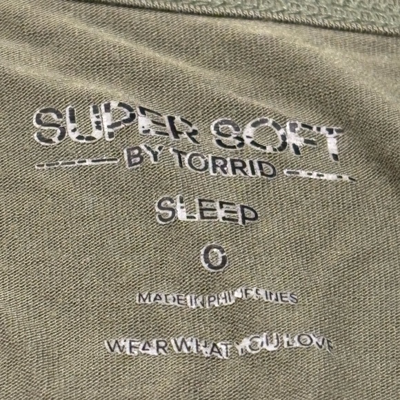 TORRID Soft Cami Mini Sleep Gown Desert Sky Olivine Size 0/L - Picture 12 of 13